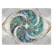 Nautilus Shell - Abalone en Pearl Tafelkleed (Voorkant (Horizontaal))