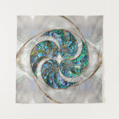 Nautilus Shell - Abalone en Pearl Wandkleed (Voorkant (horizontaal))