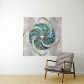 Nautilus Shell - Abalone en Pearl Wandkleed (In situ)