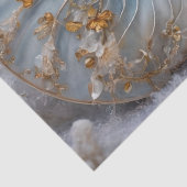 Nautilus Shell Binnen Decoupage Weefseldocument Tissuepapier (Detail)