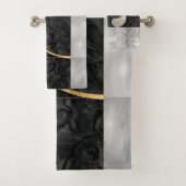 Nautilus Shell - Black Abalone en Pearl Bad Handdoek (Insitu)