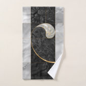 Nautilus Shell - Black Abalone en Pearl Bad Handdoek (Handdoek)