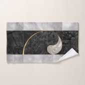 Nautilus Shell - Black Abalone en Pearl Bad Handdoek (Handdoek)