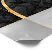 Nautilus Shell - Black Abalone en Pearl Poster (Hoek)