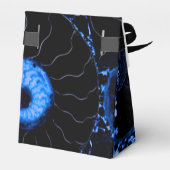 Nautilus shell - blauw ontwerp bedankdoosjes (Achterkant)