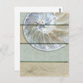 Nautilus Shell Briefkaart (Voorkant / Achterkant)