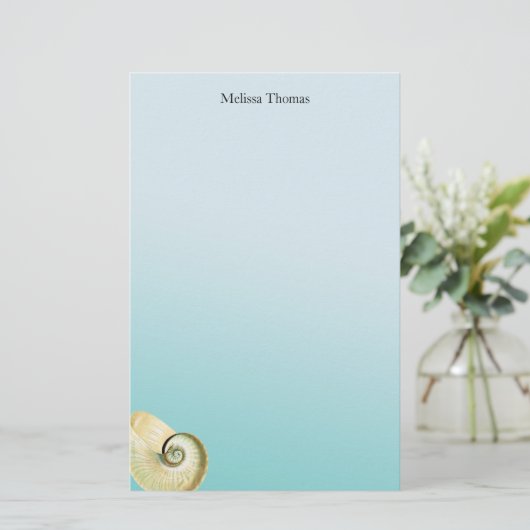 Nautilus shell briefpapier (Staand voorkant)