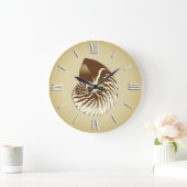 Nautilus shell - bruin, wit en beige grote klok (Huis)