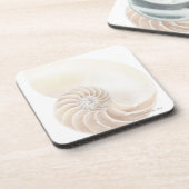Nautilus shell, close-up drankjes onderzetter (Linkerzijde)
