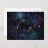 Nautilus Shell - Geometry Sacred Briefkaart (Voorkant / Achterkant)