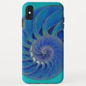 Nautilus Shell in Blue Case-Mate iPhone Case (Achterkant)