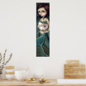 Nautilus Shell Mermaid Art Print (Keuken)