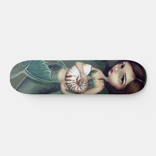 Nautilus Shell Mermaid Skateboard (Horizontaal)