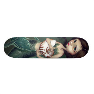 Nautilus Shell Mermaid Skateboard