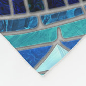 Nautilus Shell mozaïek kunst Fleece Deken (Hoek)