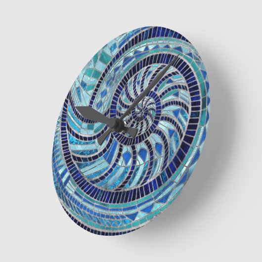 Nautilus Shell mozaïek kunst Ronde Klok (Hoek)