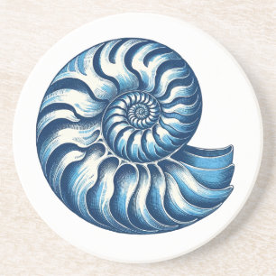 Nautilus Shell Nautisch Onderzetter
