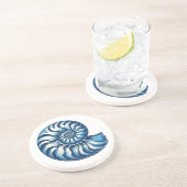 Nautilus Shell Nautisch Onderzetter (Zijkant)