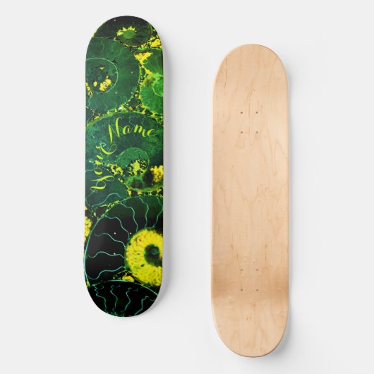 Nautilus shell persoonlijk skateboard (Voorkant)
