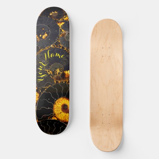 Nautilus shell persoonlijk skateboard (Voorkant)