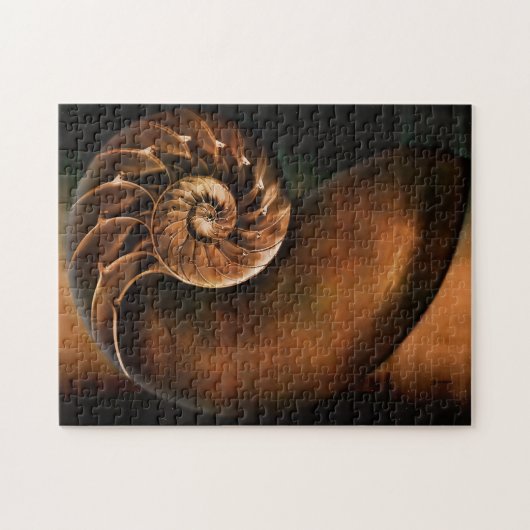Nautilus Shell Puzzle Legpuzzel (Horizontaal)