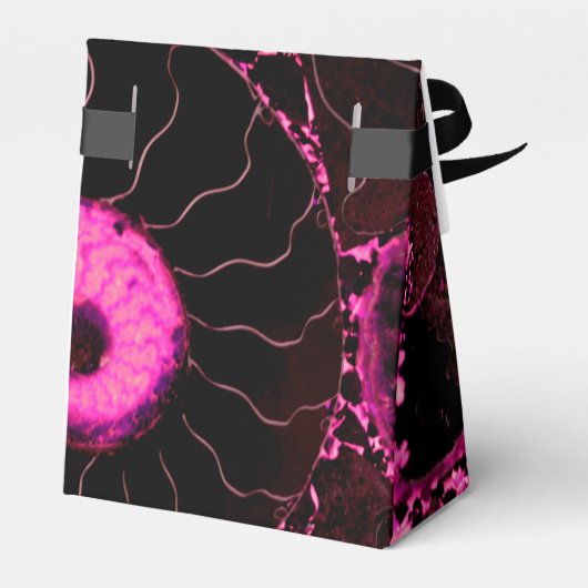 Nautilus shell - roze ontwerp bedankdoosjes (Achterkant)