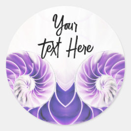 nautilus shell seashell Fibonacci sticker
