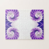 nautilus shell seashell Fibonacci swirl Legpuzzel (Horizontaal)