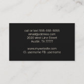 Nautilus Shell Visitekaartje (Achterkant)