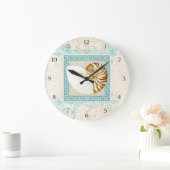 Nautilus Shell Waterverf Grieks Zeer belangrijk Da Grote Klok (Huis)