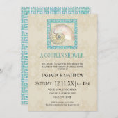 Nautilus Shell Waterverf Grieks Zeer belangrijk Da Kaart (Voorkant / Achterkant)