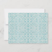 Nautilus Shell Waterverf Grieks Zeer belangrijk Da RSVP Kaartje (Achterkant)