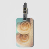 Nautilus Shells op strand Bagagelabel (Voorkant (verticaal))