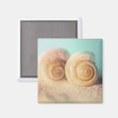 Nautilus Shells op strand Magneet (Voorkant / Achterkant)