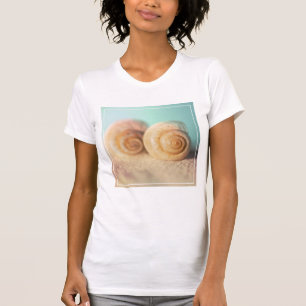 Nautilus Shells op strand T-shirt