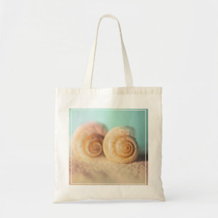 Nautilus Shells op strand Tote Bag