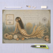 Nautilus Zeemeermin Decoupage Vintage Kust Strand Tissuepapier (Craft)