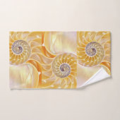 Nautilus zeeschelp badhanddoek set bad handdoek (Handdoek)