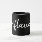 nautisch AFDRIFTEN script lettertype Mok (Midden)