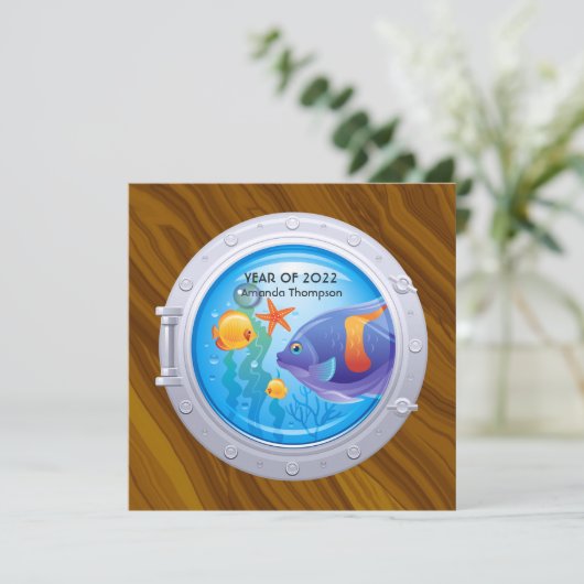 Nautisch Afstuderen Kaart (Staand voorkant)