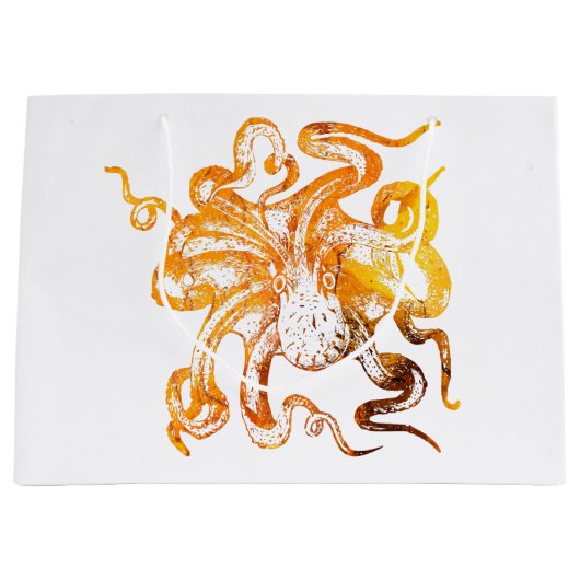 Nautisch-amberoctopus Large Cadeautasje (Voorkant)