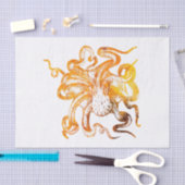 Nautisch-amberoctopus Tissuepapier (Craft)