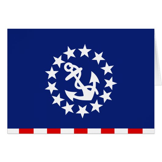 Nautisch Amerikaans vlag (Voorkant Horizontaal)