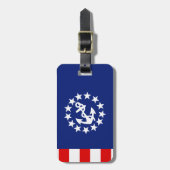 Nautisch Amerikaans vlag Bagagelabel (Voorkant verticaal)