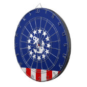 Nautisch Amerikaans vlag Dartbord (Voorkant Rechts)