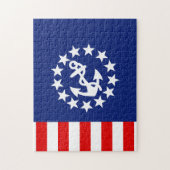 Nautisch Amerikaans vlag Legpuzzel (Verticaal)