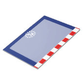 Nautisch Amerikaans vlag Notitieblok (Schuin)