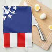 Nautisch Amerikaans vlag Theedoek (Quarter Fold)