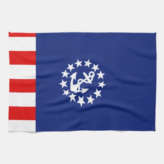 Nautisch Amerikaans vlag Theedoek (Horizontaal)