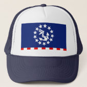 Nautisch Amerikaans vlag Trucker Pet (Voorkant)